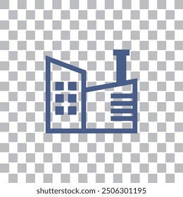 factory industry icon , refinery icon