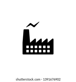 factory, industry icon vector illustration