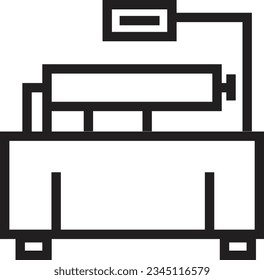 Factory Industry Machine Outline Icon