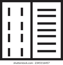 Factory Industry Panel Outline Icon