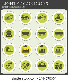 Factory and Industry simply symbols for web and user interface