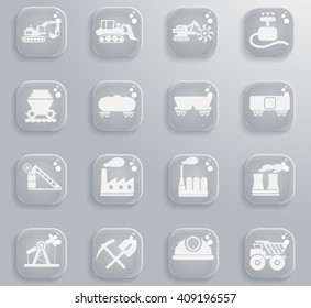 Factory and Industry  simply symbols for web and user interface