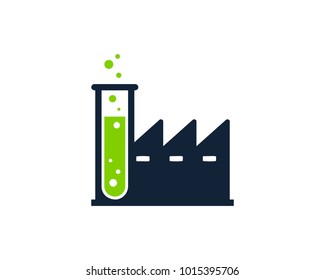 Factory Lab Icon Logo Design Element