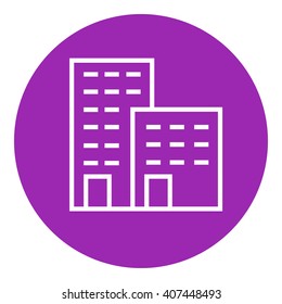Factory line icon.