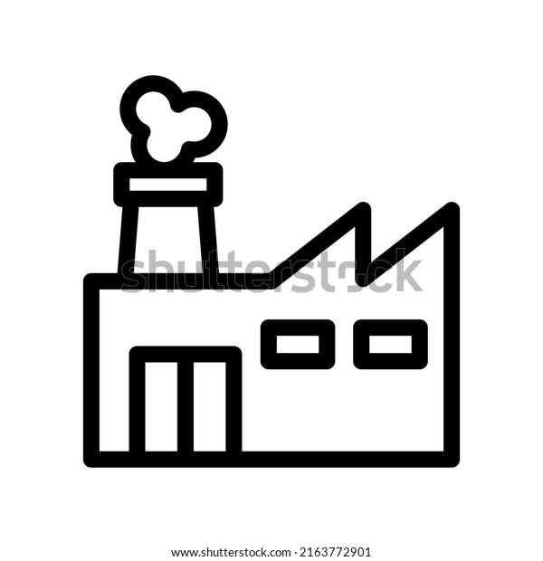 factory line icon\
illustration vector\
graphic