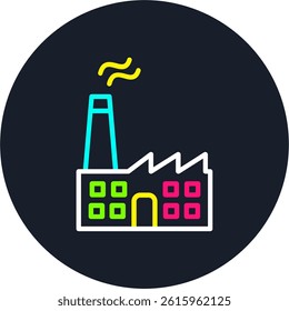 Factory Line Multi Colour Circle