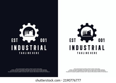 logotipo de fábrica con signo de rueda cognoscitiva