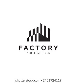 Factory logo design illustration 3