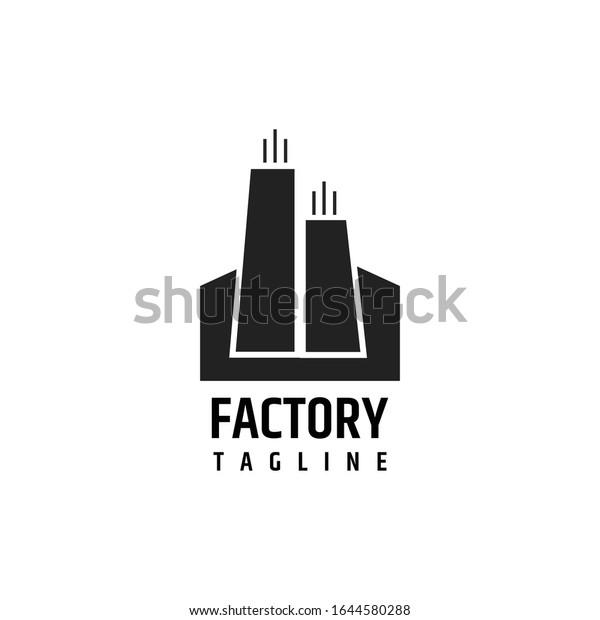Factory Logo Design Vector Stock Vector (Royalty Free) 1644580288 ...