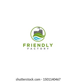 Factory logo - eco friendly nature