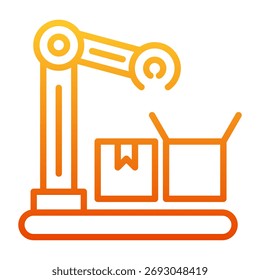 Factory Machine Icon Element For Design And Vector