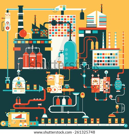factory for manufacturing products