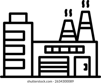 Factory New Creative Icon Design Vector