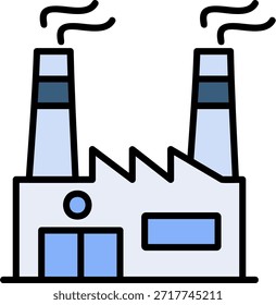 Nuevo Vector de diseño de iconos creativos de fábrica