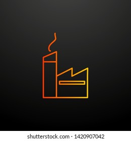Factory nolan icon. Elements of ecology set. Simple icon for websites, web design, mobile app, info graphics