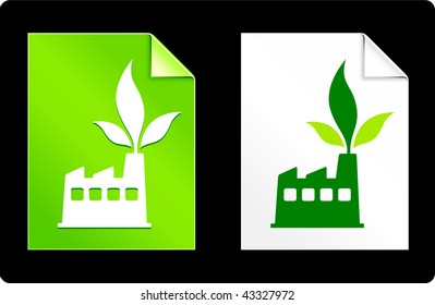Factory on Paper Set Original Vector Illustration AI 8 Compatible File