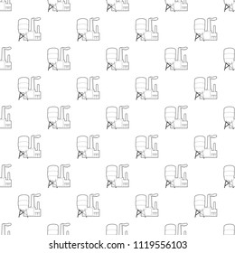Factory pattern vector seamless repeating for any web design