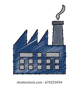 factory plant building icon