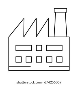 factory plant building icon