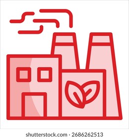 Elemento de icono de planta de fábrica para diseño