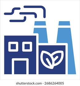 Elemento de icono de planta de fábrica para diseño