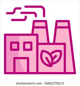 Elemento de icono de planta de fábrica para diseño