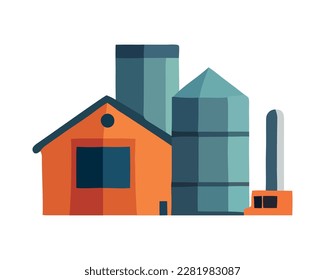 planta industrial aislada