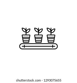 factory, plants, production icon. Element of production icon for mobile concept and web apps. Thin line factory, plants, production icon can be used for web and mobile