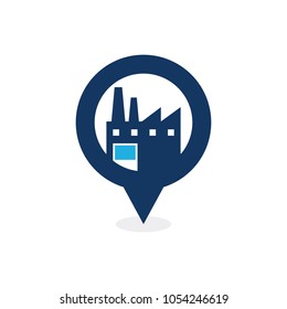 Factory Point Logo Icon Design