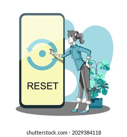 Factory reset or reboot mobile manually