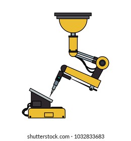 Factory robot arm