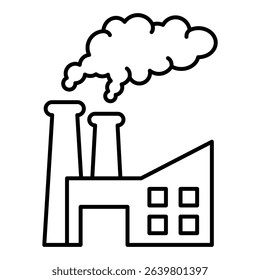 Factory sign symbol vector flat icon