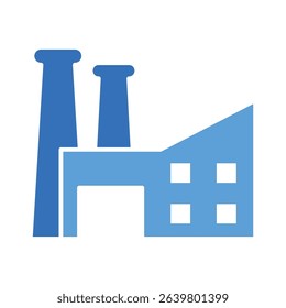 Factory sign symbol vector flat icon