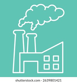 Factory sign symbol vector flat icon