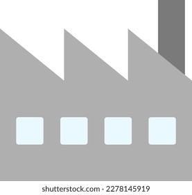 factory simple gray pop illustration