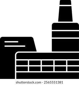 Factory Solid Style Icon Design