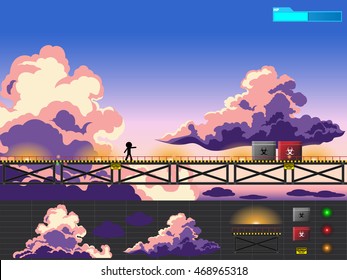 Factory sunset games stage