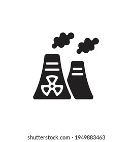 Icono de Torre de Fábrica en vector. Logotipo