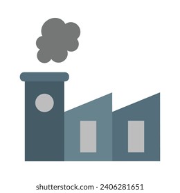 Factory Vector Flat Icon For Personal And Commercial Use.
