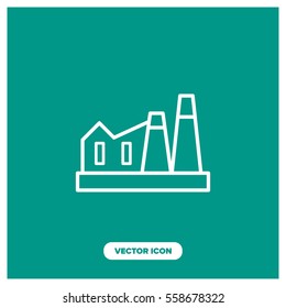 factory vector icon
