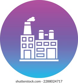 Factory vector icon. Can be used for printing, mobile and web applications.