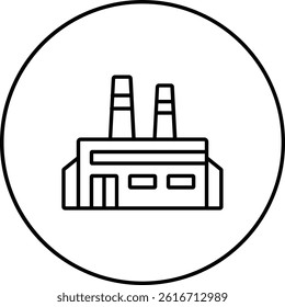 Factory vector icon. Can be used for printing, mobile and web applications.