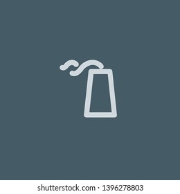 Factory vector icon. Factory concept stroke symbol design. Thin graphic elements vector illustration, outline pattern for your web site design, logo, UI. EPS 10.
