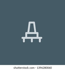 Factory vector icon. Factory concept stroke symbol design. Thin graphic elements vector illustration, outline pattern for your web site design, logo, UI. EPS 10.