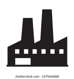  Factory vector icon modern and simple flat symbol for web site