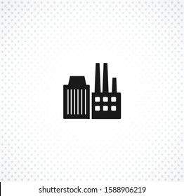 factory vector icon on white background. factory vector icon on white background. factory vector icon on white background. 