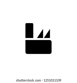 factory vector icon. factory sign on white background. factory icon for web and app