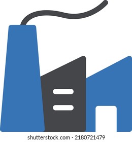 Factory Vector illustration on a transparent background.Premium quality symbols.Glyphs vector icon for concept and graphic design.