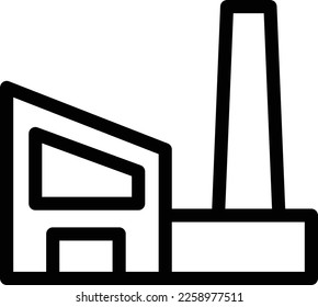 factory Vector illustration on a transparent background. Premium quality symmbols. Thin line vector icons for concept and graphic design.