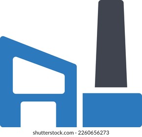 factory Vector illustration on a transparent background. Premium quality symmbols. Glyphs vector icons for concept and graphic design. 
